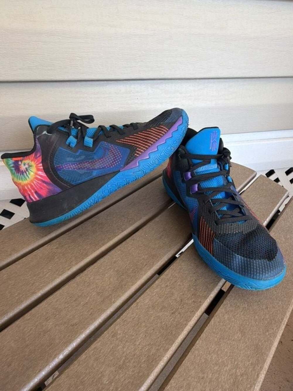 Nike Kyrie Flytrap 5 GS Photo Blue Tie-Dye Basketball Shoes